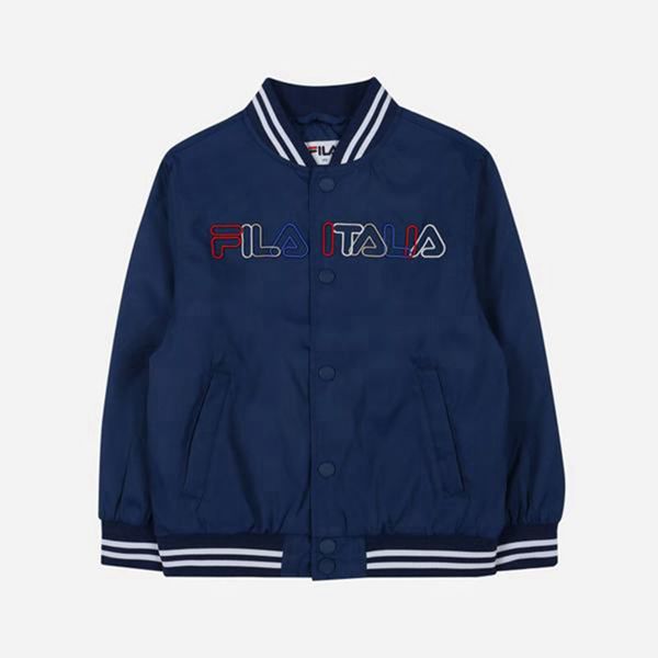 Fila Rainbow Girl's Jackets - Navy,NZ 579-96378